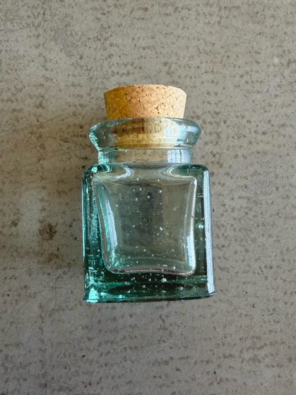 Mini Glass Jar / Cork Lid / Small Storage Bottle Decor